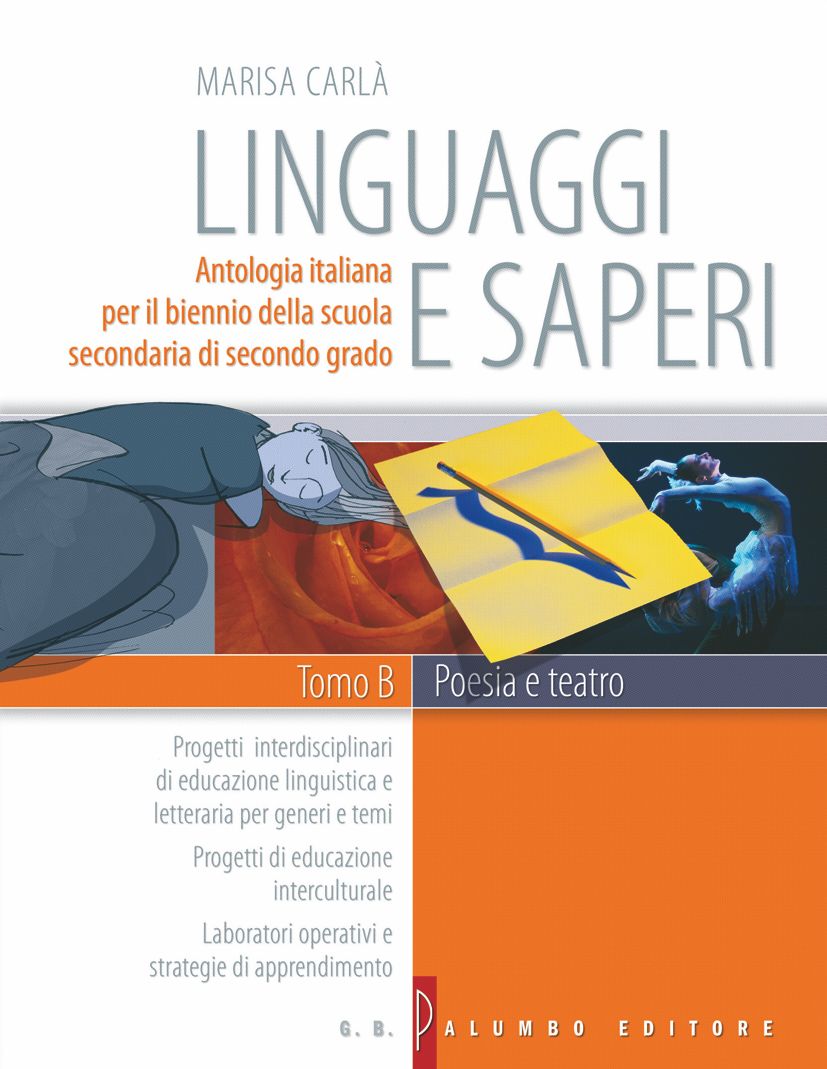  copertina Linguaggi e saperi - TOMO B - Poesia e teatro
